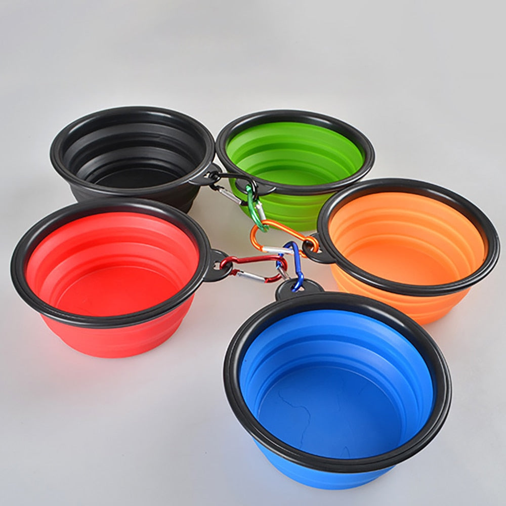 Dog Silicone Folding Bowl 350/1000ml