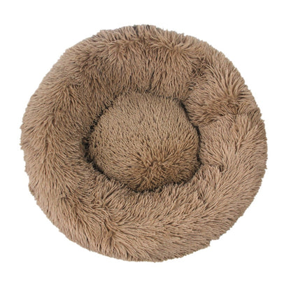 Donut-Shaped Plush Pet Bed