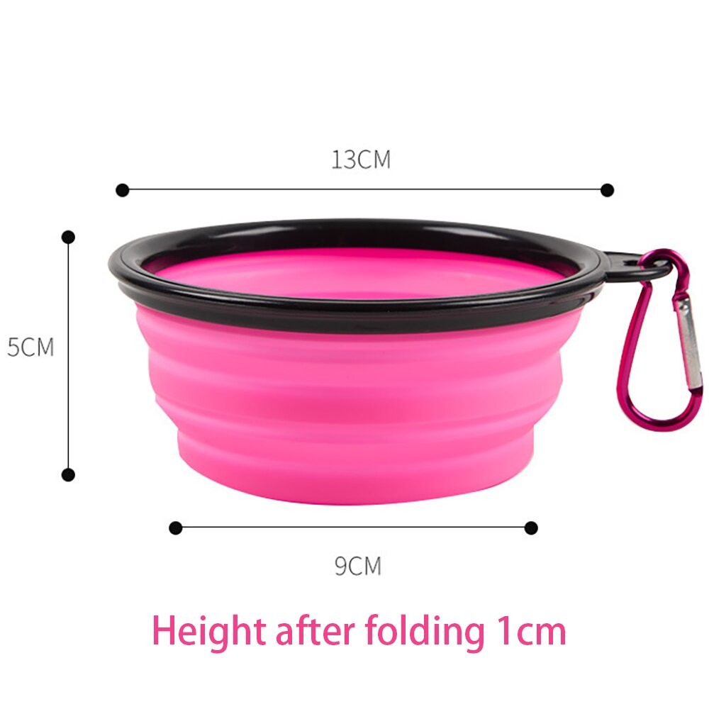 Dog Silicone Folding Bowl 350/1000ml