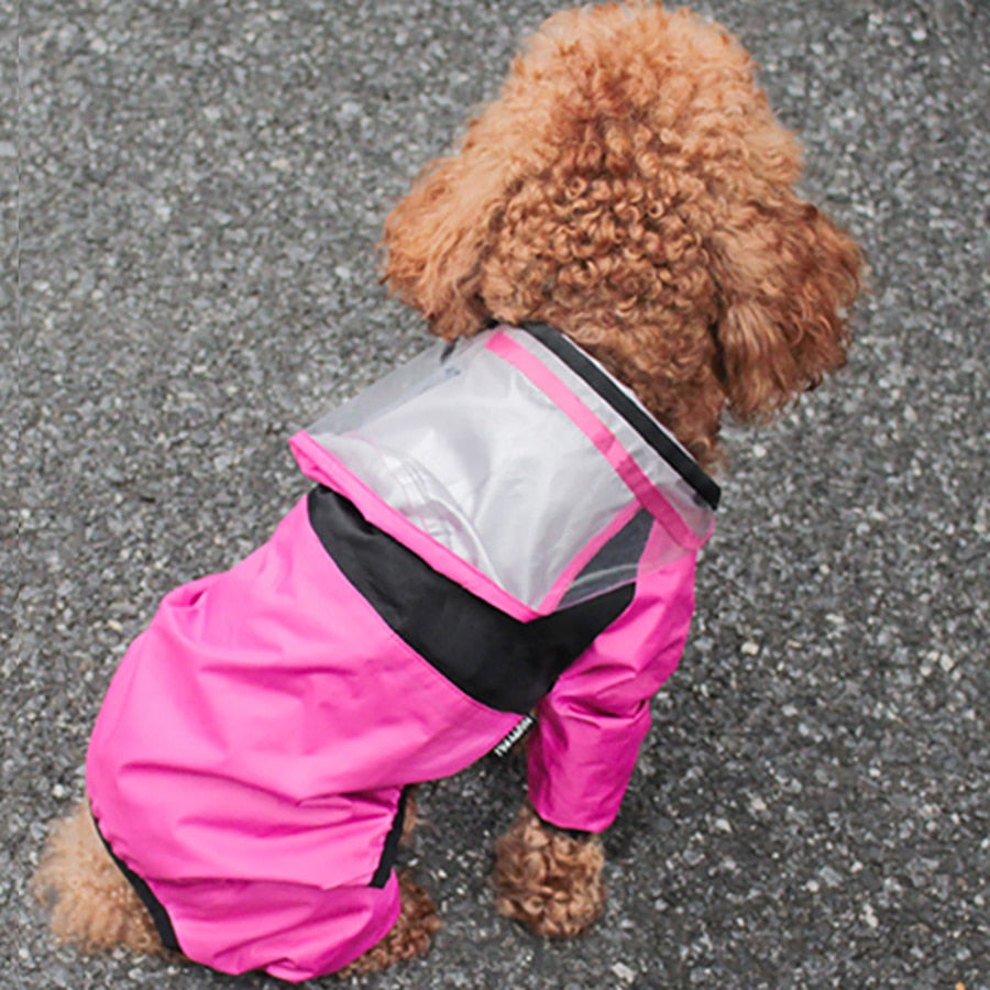 The Dog Face Rain Coat -  Rain Windproof Fashion Pet Costume for Small Medium Large Dog