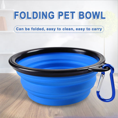 Dog Silicone Folding Bowl 350/1000ml