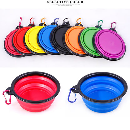 Dog Silicone Folding Bowl 350/1000ml