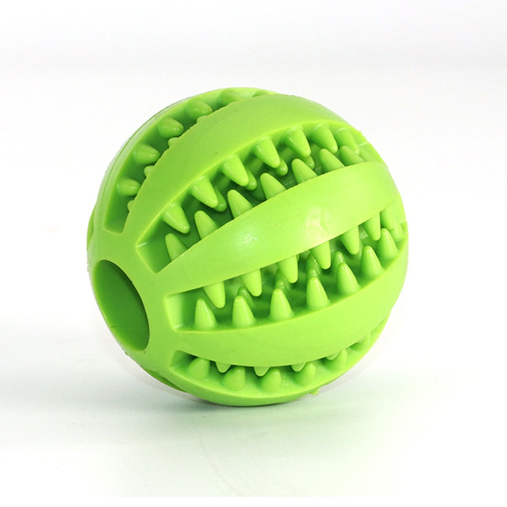 Interactive Chew Ball Treat Dispenser Dog & Cat Teething Toy