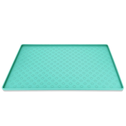 Pet Placemat for Dog and Cat, Mat for Prevent Food and Water Overflow