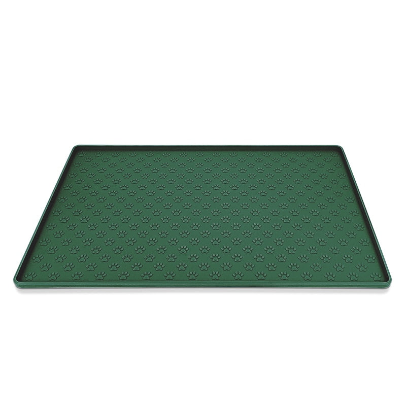 Pet Placemat for Dog and Cat, Mat for Prevent Food and Water Overflow