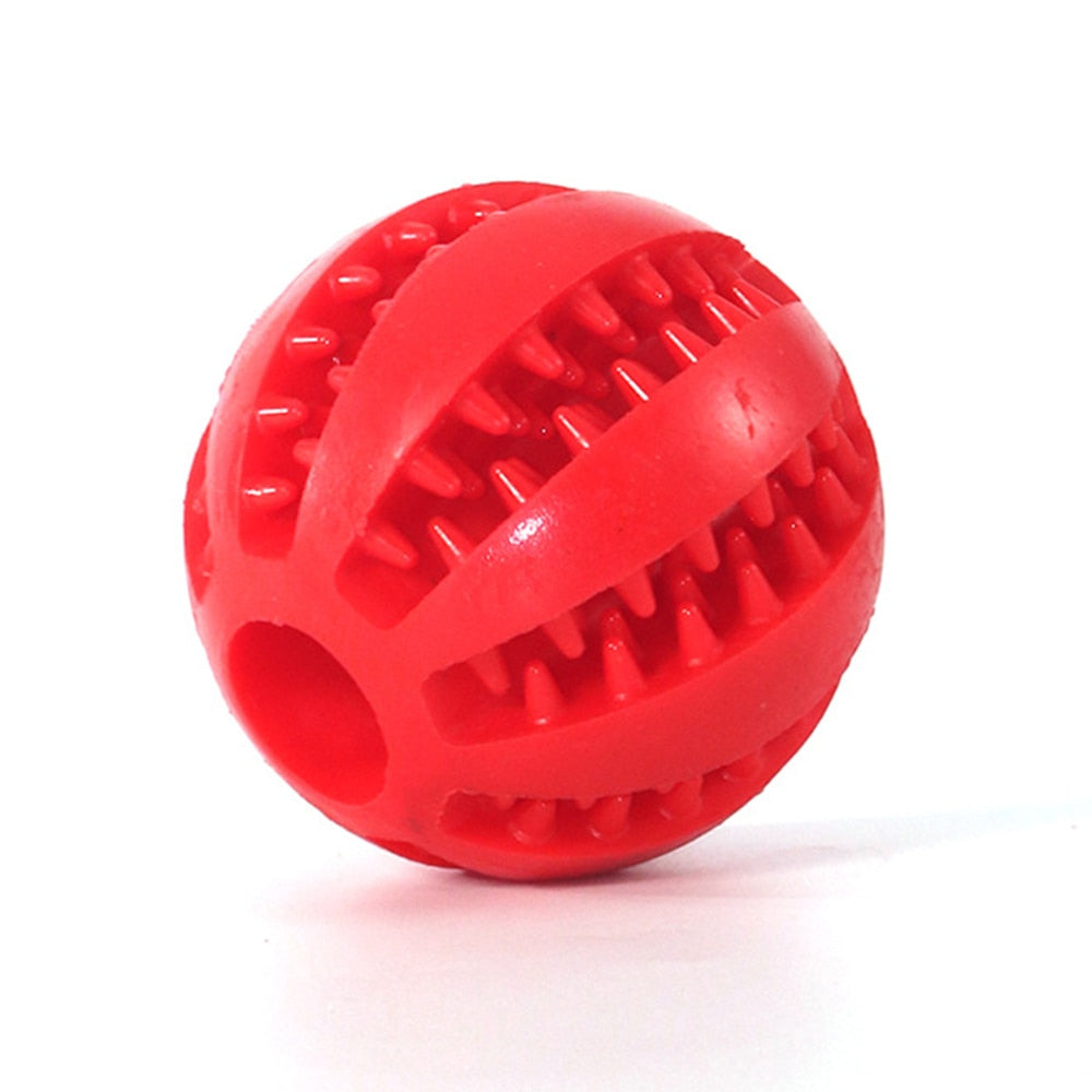 Interactive Chew Ball Treat Dispenser Dog & Cat Teething Toy