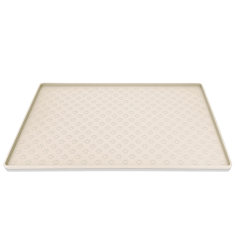 Pet Placemat for Dog and Cat, Mat for Prevent Food and Water Overflow