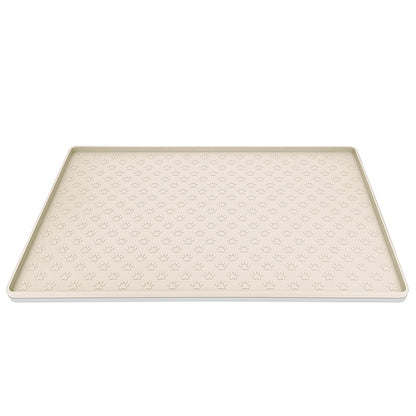 Pet Placemat for Dog and Cat, Mat for Prevent Food and Water Overflow