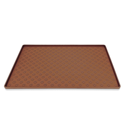 Pet Placemat for Dog and Cat, Mat for Prevent Food and Water Overflow