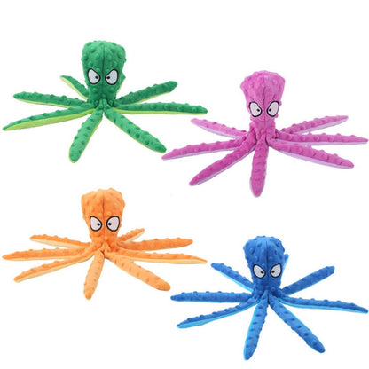 Dog Squeaky Toys Octopus