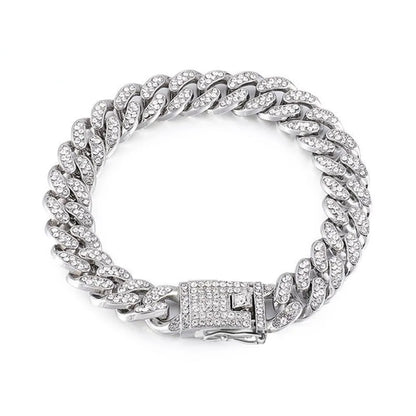 Luxury Stainless Steel Chain Collar