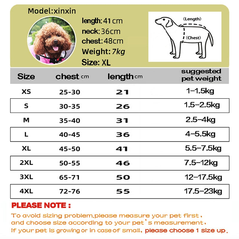 The Dog Face Rain Coat -  Rain Windproof Fashion Pet Costume for Small Medium Large Dog