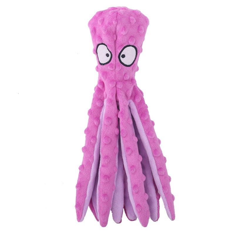 Dog Squeaky Toys Octopus