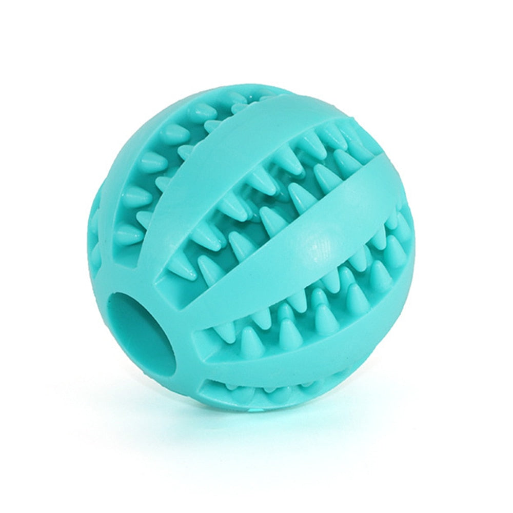 Interactive Chew Ball Treat Dispenser Dog & Cat Teething Toy