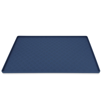 Pet Placemat for Dog and Cat, Mat for Prevent Food and Water Overflow