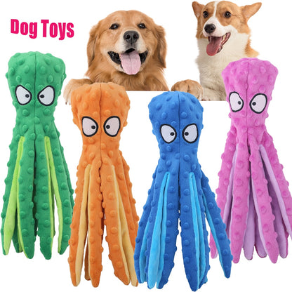 Dog Squeaky Toys Octopus