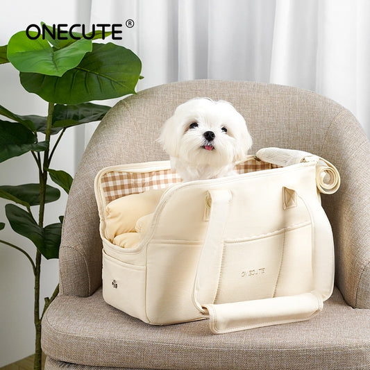 Comfortable Pet Tote Handbag w/ Pillow or Mat